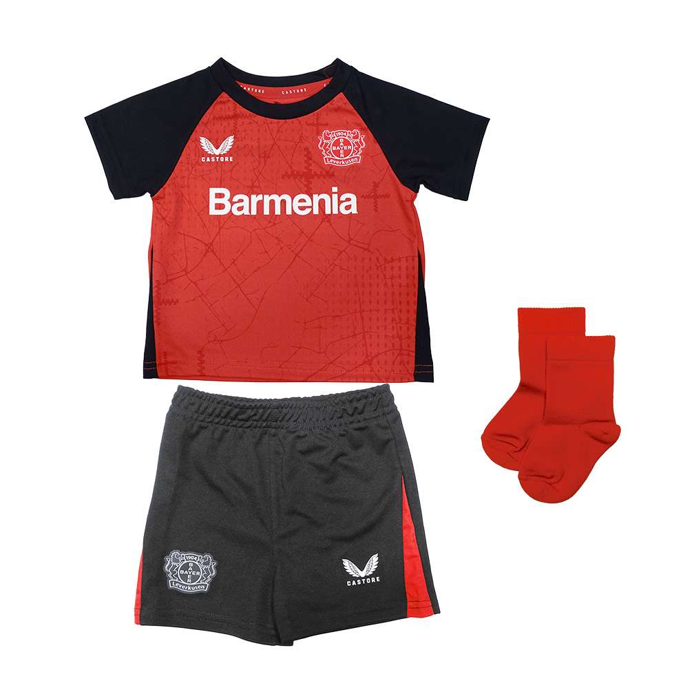 Bayer 04 Jerseys | baby jersey kit home castore Collection – Premium Team Gear